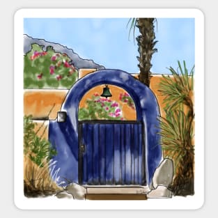 La Quinta Blue Door Sticker